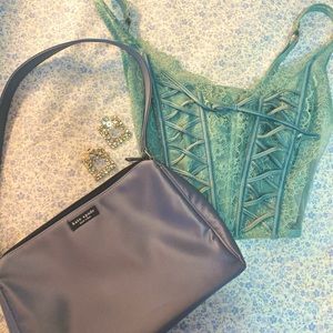 Vintage Kate Spade ‘Claire’ Nylon Shoulder Bag